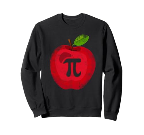 Apple Pi Day Math Lover Teacher Student 3.14 Apple Pie Pun Sweatshirt
