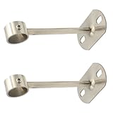 Photo Gallery nolitoy 2 pezzi supporti per bastoni tende in acciaio inossidabile staffe da soffitto resistenti per bastoni armadio doccia per balcone e interni Photo Gallery nolitoy 2 pezzi supporti per bastoni tende in acciaio inossidabile staffe da soffitto resistenti per bastoni armadio doccia per balcone e interni