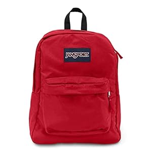 JanSport SuperBreak One Backpack, Red Tape – Durable, Lightweight Bag with 1 Main Compartment, Front Utility Pocket with Built-in Organizer – Premium Backpack