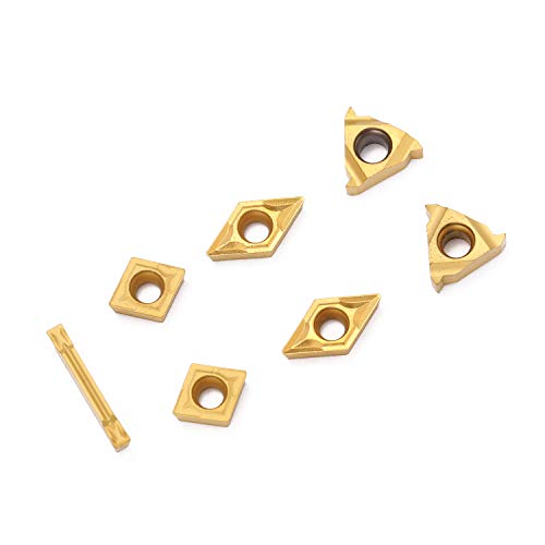 Barre d'alésage de 10mm avec 7 inserts carbure pour tour