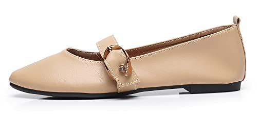 VenusCelia Women's Mary Jane Flat Shoe2