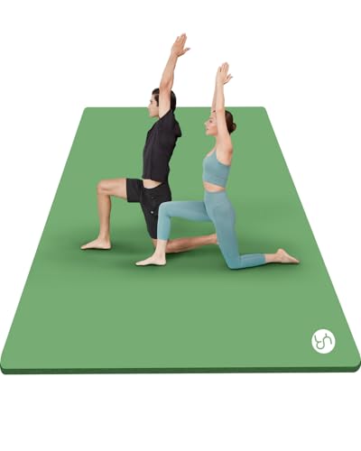 RYTMAT Tappetino Palestra Spesso 20mm NBR 200×130cm Grande Tappetino Fitness