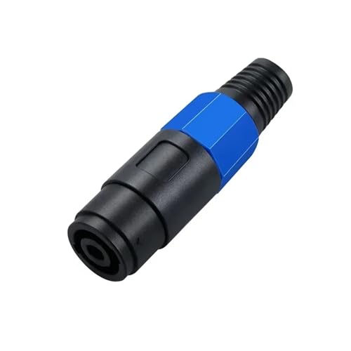 Adaptateur audio bleu femelle pour connecteur de verrouillage et câble d'enceinte 4 broches