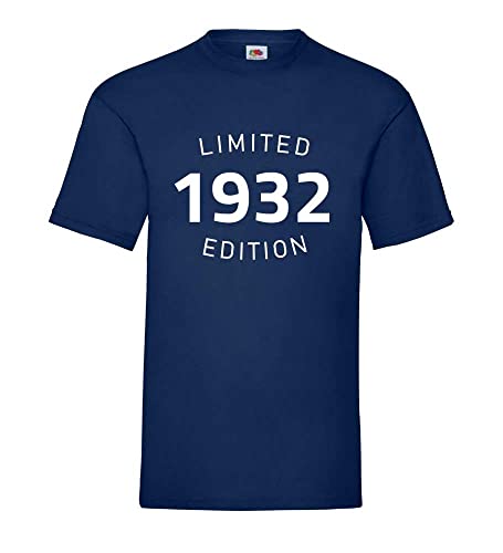 T-shirt pour homme 1932 bleu marine XXXL qui ne se déforme pas pour homme fort