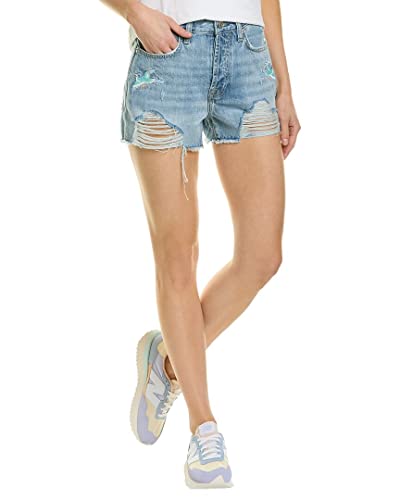 7 For All Mankind Women's Monroe Cutoffs in Floral Rigid2