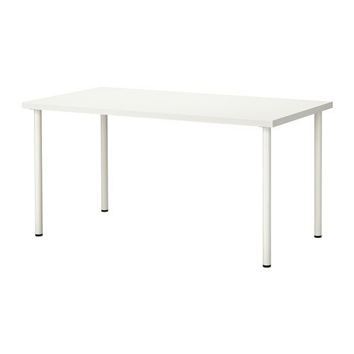 Ikea Linnmon Desk with Adils Legs Multi Purpose Table,White 59 x