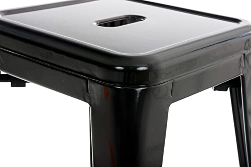 Tabourets bas gain de place empilables lot de 4 Armin - 7