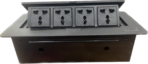Image of Hydraulic Popup Box for Conference Table with Desktop Socket (Style 1)