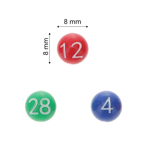 Zerodeko 49 STK Ball Der Lotteriemaschine Bälle Bingo- Tombolakugeln Aus Kunststoff Kapseln Tischtennisball Pong-bälle Pong Kugeln Verlorene Bingokugel Lotto Pog Mini Plastik Kind Kaugummi