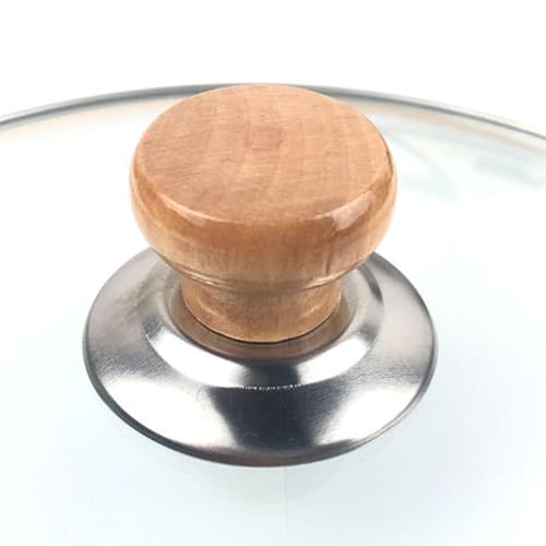 鍋蓋保持ハンドル | 木製鍋蓋交換用ハンドル | 鍋蓋保持ハンドル 蒸し器中華鍋用鍋蓋交換用ハンドル