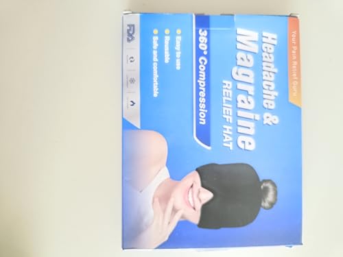 Gelo em gel Touca para dor de cabeça Chapéu para alívio de enxaqueca Terapia de compressas quentes e