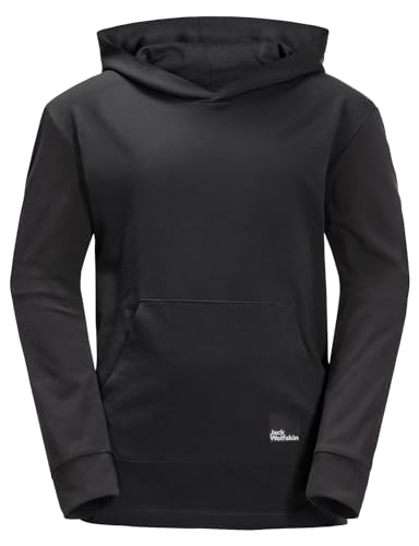 Teen Hoody Y T-Shirt a Maniche Lunghe Granito Nero 128 cm Bambino