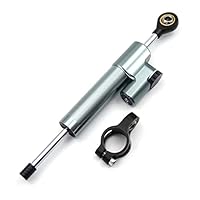 Luntfeiy Universele stuurdemper motorfiets stabilisator lineair omgekeerde veilige controle CNC voor MT09 MT07 YZF R1 R6 zwart, 500082134A3