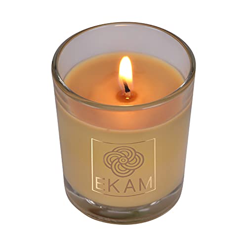 Image of EKAM Teakwood Scented Votive Candle - 40 Grams Each - 10 Hours Burn Time - Ideal for Diwali, Home Decor & Gifting
