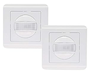 Chilitec 23011 Bewegungsaktivierter Wandschalter 2 Stück