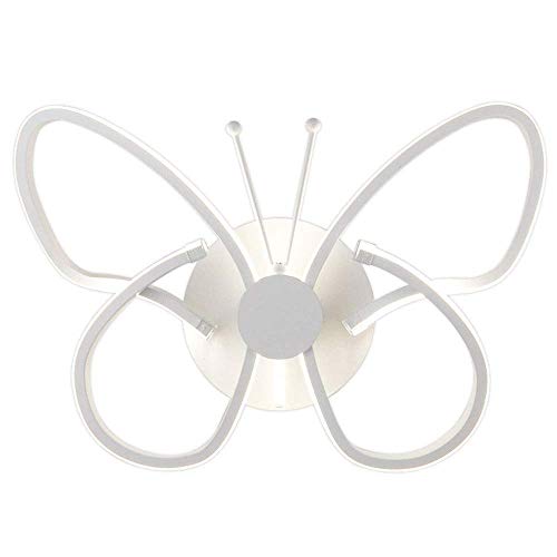LED moderna semplice Spirale Acrilico Striscia a forma di farfalla Design 18W Applique da parete Apparecchio in alluminio Curvo Creativo Lampada da parete a soffitto per corridoio