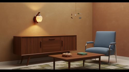 Image of Penzy Designer Modern Decorative Wall Lamp for Living Room & Bedroom | Round Indoor Wall Light for Bedside, Hallway & Home Decor | E27 Holder Wall Lamp (Without Bulb)