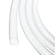 Rebower Silikonschlauch Lebensmittelecht 12.7mm ID x 14.3 mm OD, 5 Meter Kondensatschlauch, Transparenter Wasserleitung für Pumpen, Siphons, Entwässerung, Bewässerung