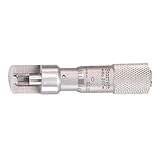 Starrett Stainless Steel Can Seam Micrometer with One-Piece Spindle, Satin Finish Stainless Steel and Advanced Sleeve Design - 0-.375