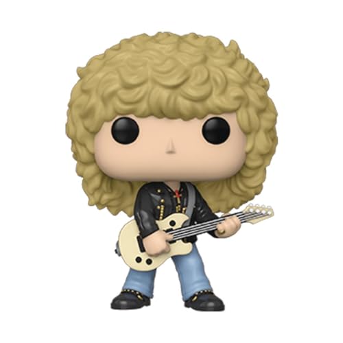 Funko Pop! Rocks - Def Leppard - Rick Savage - Figura de Vinilo Coleccionable - Idea de Regalo- Mercancia Oficial - Juguetes para Niños y Adultos - Music Fans - Muñeco para Coleccionistas