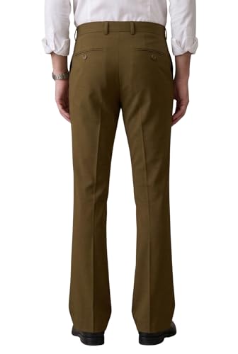 Image of Men's Trendy Bootcut Trousers - Modern Flared Fit | Premium Formal Pants