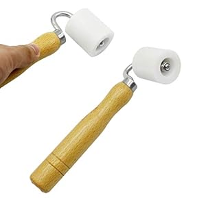 2 stuks naadroller, drukroller, randroller, roller met handvat, behang, naadroller, behangroller, behangroller…