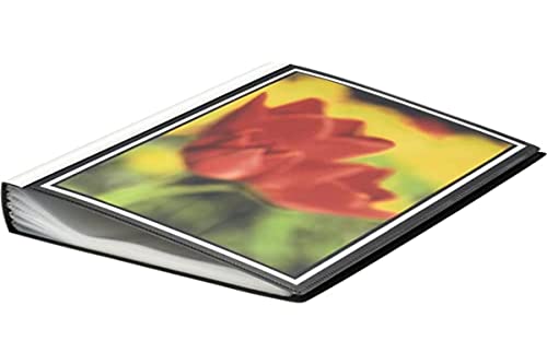 View A4 with 100 Sleeves and Front Pockets Black