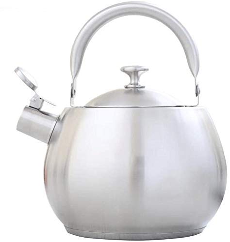 Home 304 Edelstahlkessel Dicker Induktionsherd Gas Gas General Kettle Kitchen Restaurant Automatische Pfeife 5L Teekanne Home Camping