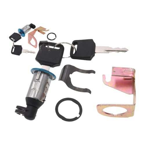 MotiveTech Clés Verrouillage Capot Selle, Barillet Selle Compatible avec Divers Modèles, Verrouillage Siège en Métal Robust, Remplacement Facile,...