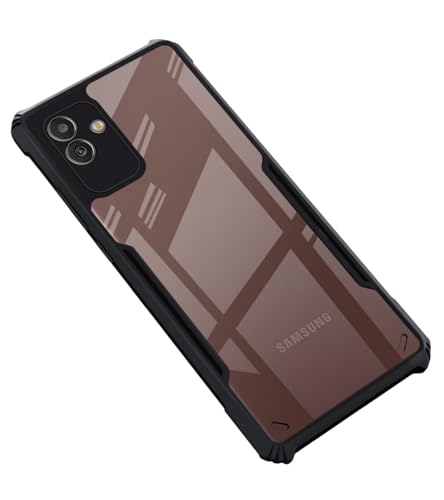 Image of Zapcase Back Case Cover for Samsung Galaxy M13 5G | Compatible for Samsung Galaxy M13 5G Back Case Cover | Clear Case with Camera Protection | (TPU + PC | Matte Black)