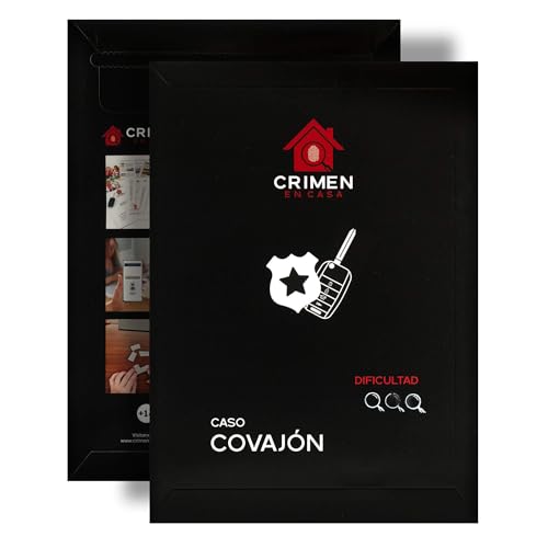 Crimen en Casa - Caso: Covajón (Medio) - Resolver Investigación Caso Policial - Escape Room en Casa - Juego de Detectives