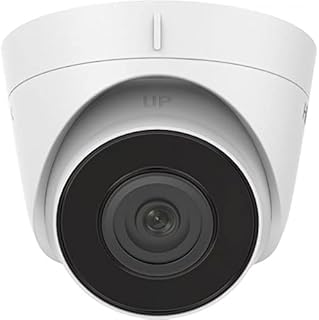 HiLook 8MP 4 mm Fixed Turret, Network POE IP Camera, Built in Mic. IP67, White - IPC-T280H-UF2.8MM-WHITE