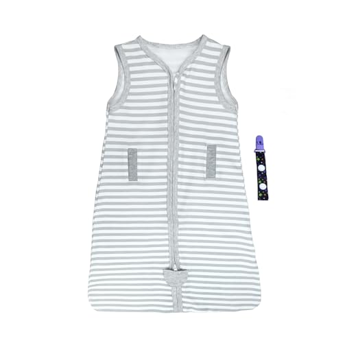 Image of pinklilycare G-Tube Access Coverall for Infants - Soft Cotton One-Piece with Medical Port Openings (Newborn to 6 Months)