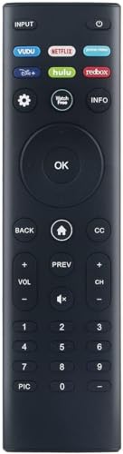 Image of XRT140 Replaced Remote Control Compatible with All VIZIO Smart TVs D3 Series D4 Series D24h-J09 D24f-J09 D24f4-J01 D32h-J09 D32f-J04 D32f4-J01 D40f-J09 D43f-J04