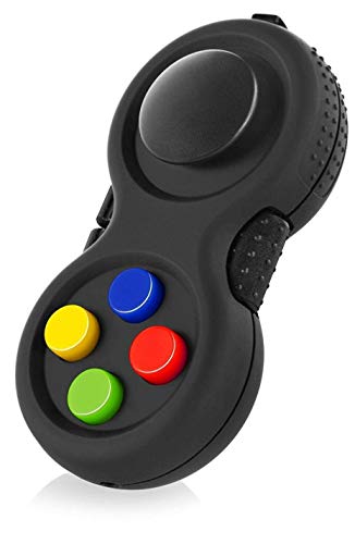 Juguete Enfoque Controlador De Juego Clásico del Cojín De La Persona Agitada con 8-Fidget Funciones Y Cordón Aliviar El Estrés Cover