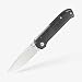 Flytanium Arcade Lite Folding Pocket Knife – EDC Knife with Demko Shark-Lock, Customizable Folding Knife (Smoke Black - Stonewash)