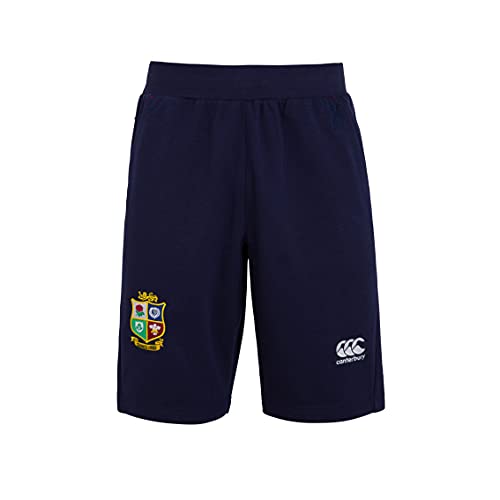 Canterbury Men's British and Irish Lions Rugby Blue Vapodri Fleece Shorts