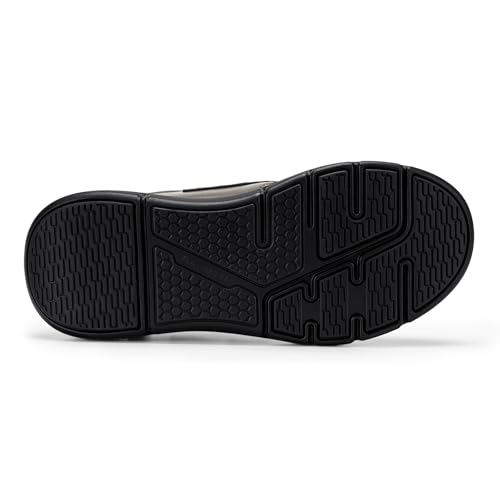 Image of FitVille Wide Diabetic Walking Shoes for Men Leather Oxford Comfortable Dress Business Casual Shoes Sneakers for All-Day Comfort