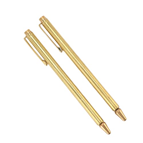 2 Piece Pickup Pen Stainless Steel Retractable Telescopic Hand Pointer with Pocket Clip