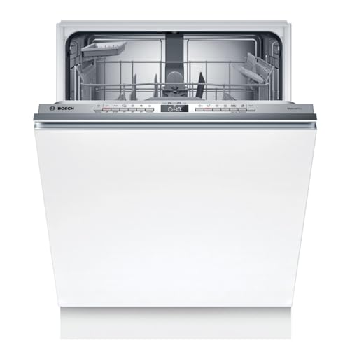 Bosch - Lavavajillas integrable, 60 cm. de ancho, Serie 4, Home Connect, Cestas Flex, Extra Secado, Blanco, SMV4HAX19E
