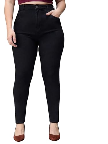 Image of Miss Chase A+ Women's Bootcut High Rise Regular Length Stretchable Denim Jeans