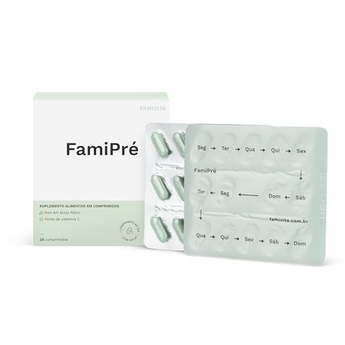 FamiPré - Com ácido fólico como metilfolato e outras vitaminas para mulheres na pré-concepção (04 Se