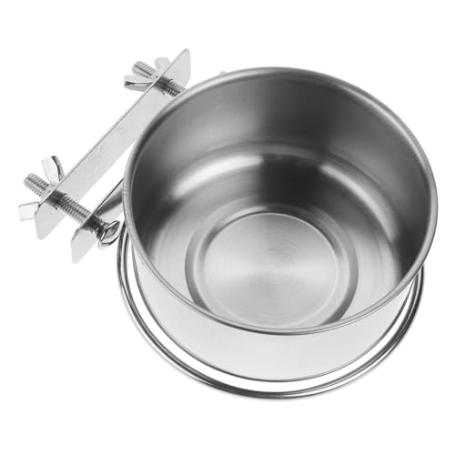 FONDOTIN 高架設計ペット用壁掛け給餌スタンド 安定固定ダブルスクリュー付き ステンレス製犬猫用食器 ネックストレス軽減 消化促進 清掃簡単