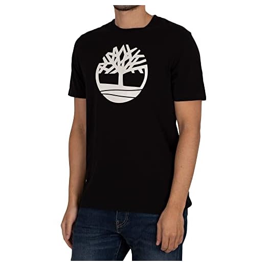 Timberland Herr Märkt T-shirt, Svart, S