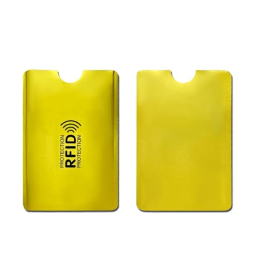 GreatRise Étui de protection anti-démagnétisation RFID - Porte-cartes - Film en aluminium - Pochettes sécurisées - Blocage RFID - Bloqueur NFC -...