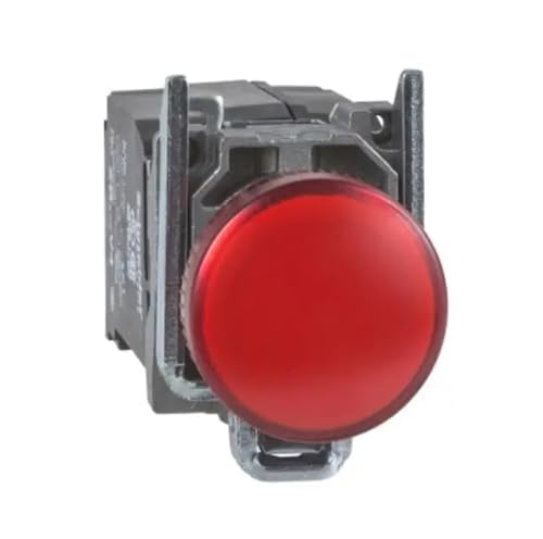 Luz piloto XB4BVM4 de alta visibilidad con óptica LED roja ZB4BV043