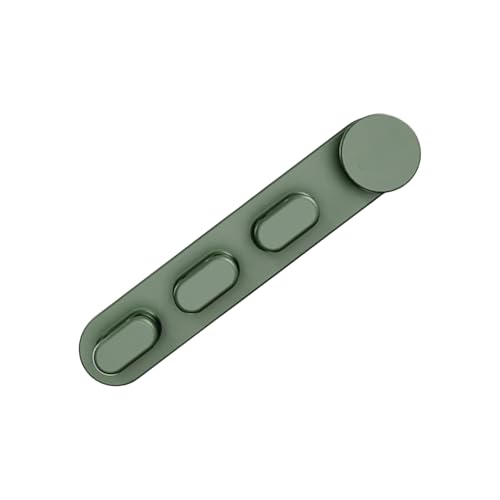 Organizadores de cables adhesivos para debajo del escritorio, clip para gestión de cables para cables de carga y datos miniatura 1