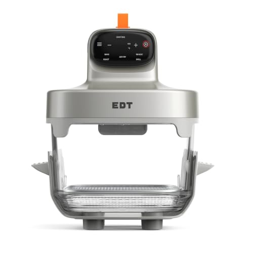 Image of EDT Luma ZERO COATING PureGlass Air Fryer Oven | 4.5L Bowl | 6-in-1 Multi Function | 100% Toxin Free No Ceramic PFAS, PTFE, PFOA | 1500W | NutriRetain