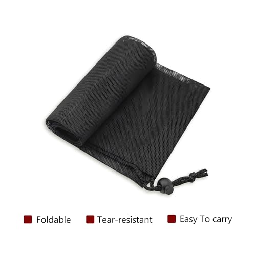 2 bolsas de filtro para bomba de malla de nylon negro miniatura 4
