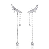 【Matériau en Argent 925 Sterling】 Les boucles d'oreilles à tige en argent 925 de norme internationale ont une dureté et une durabilité plus élevées, une brillance élevée, une résistance à la corrosion et les personnes allergiques aux métaux et sensibles à la peau peuvent utiliser en toute sécurité, légèreté et confortable à porter.